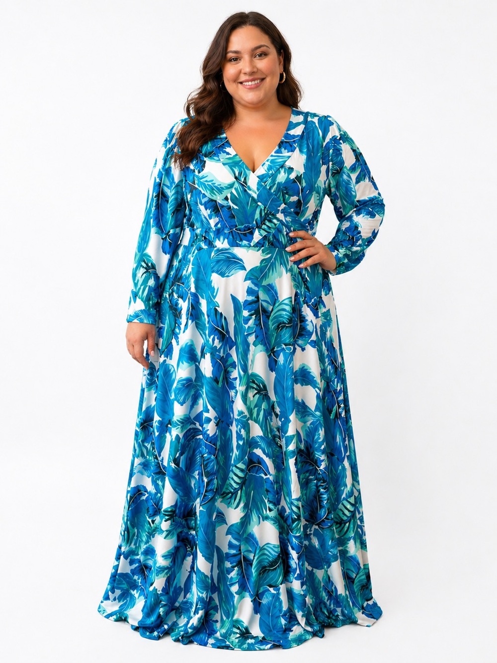Cupshe • Tropical Print Maxi Dress